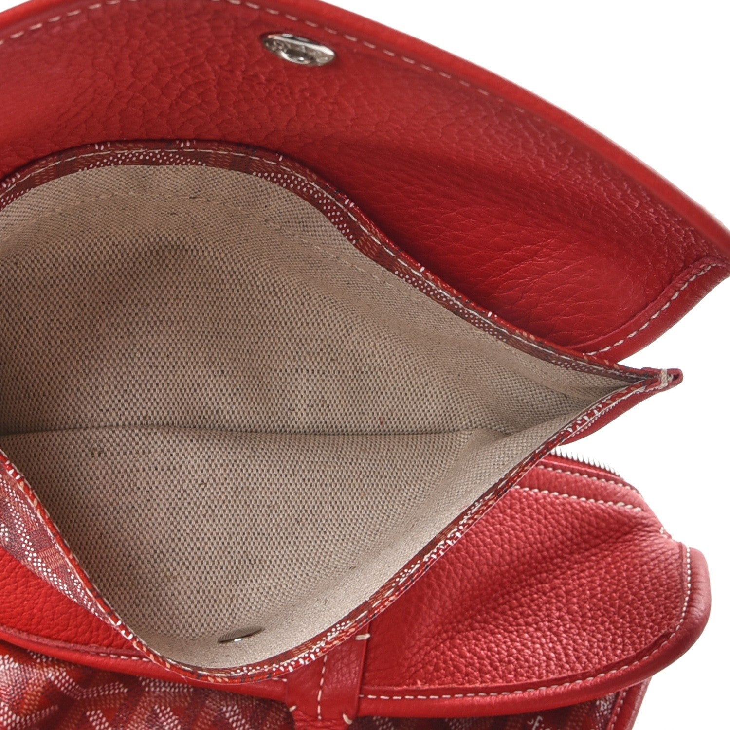 Goyard Goyardine Sac Hardy Pet Carrier PM Red 6 of 9