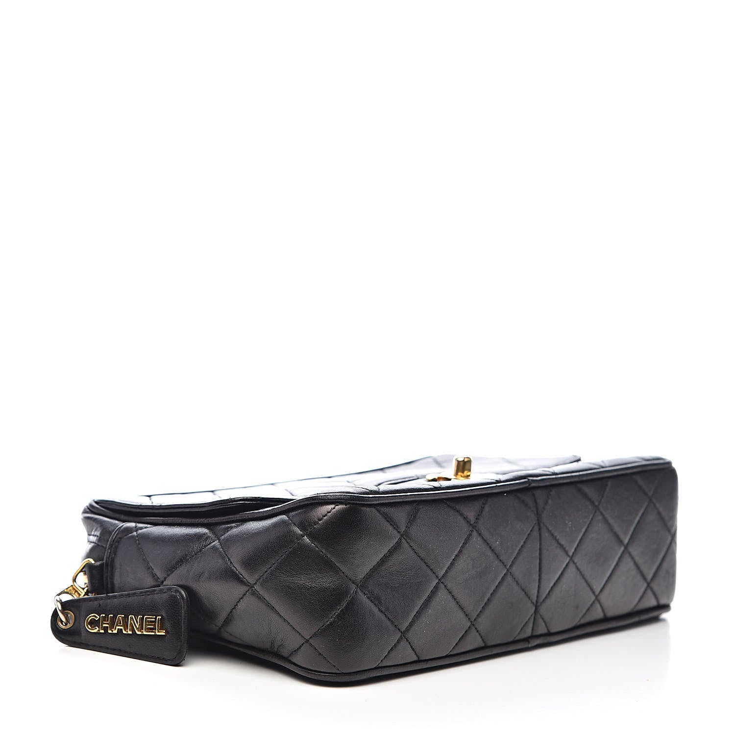 Chanel Lambskin Quilted Camera Case Black 4 of 11