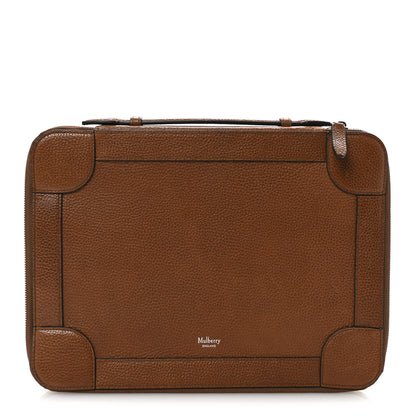 Mulberry Calfskin Belgrave Document Portfolio Oak 1 of 12