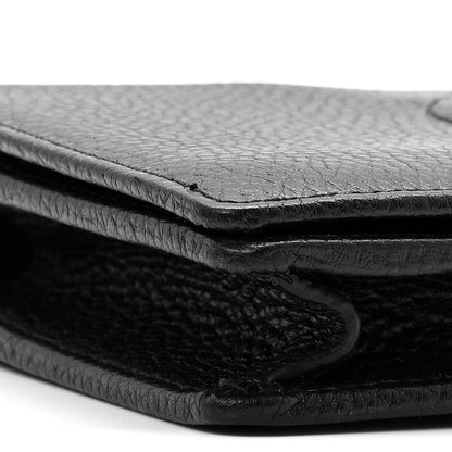 Gucci Pebbled Calfskin Soho Wallet On Chain Black 8 of 10