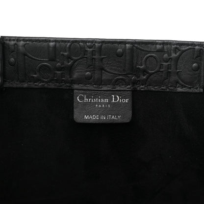 Christian Dior Oblique Calfskin Embossed Large Book Tote Black 6 of 13