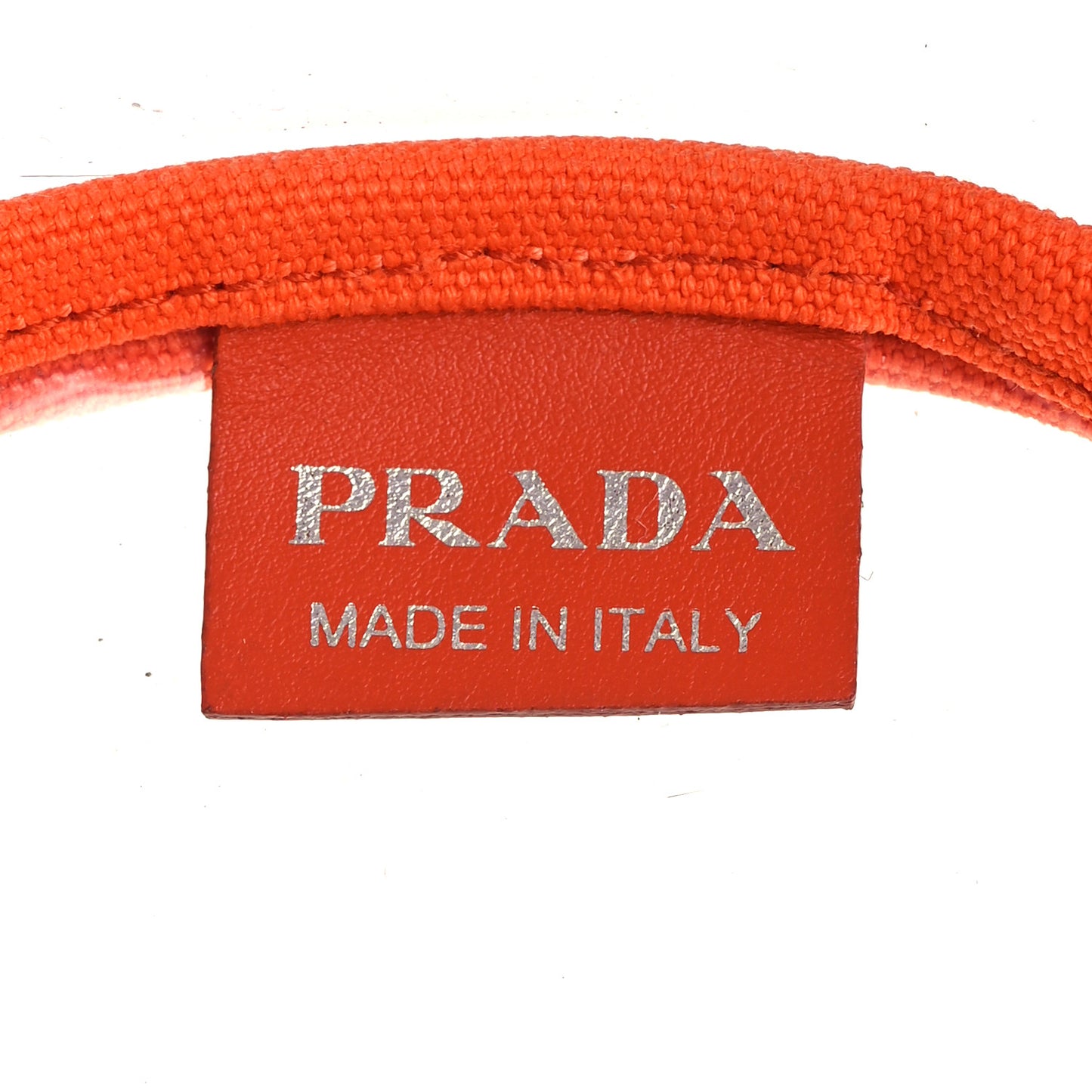 Plexiglass Canapa Small Shopper Tote Arancio