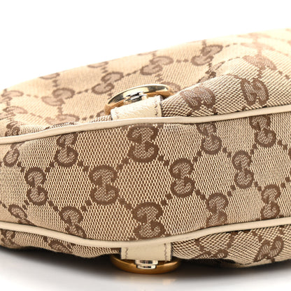 Gucci Monogram Medium Abbey D Ring Hobo Off White 9 of 11