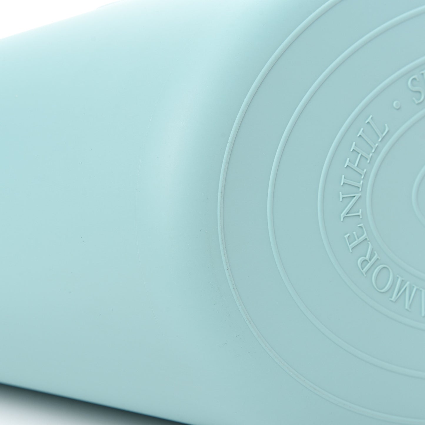 Rubber Oversized Logo Tote Teal