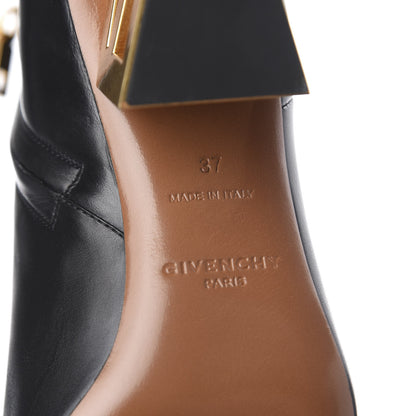 Givenchy Smooth Calfskin Triangle Bootie 37 Black 8 of 9