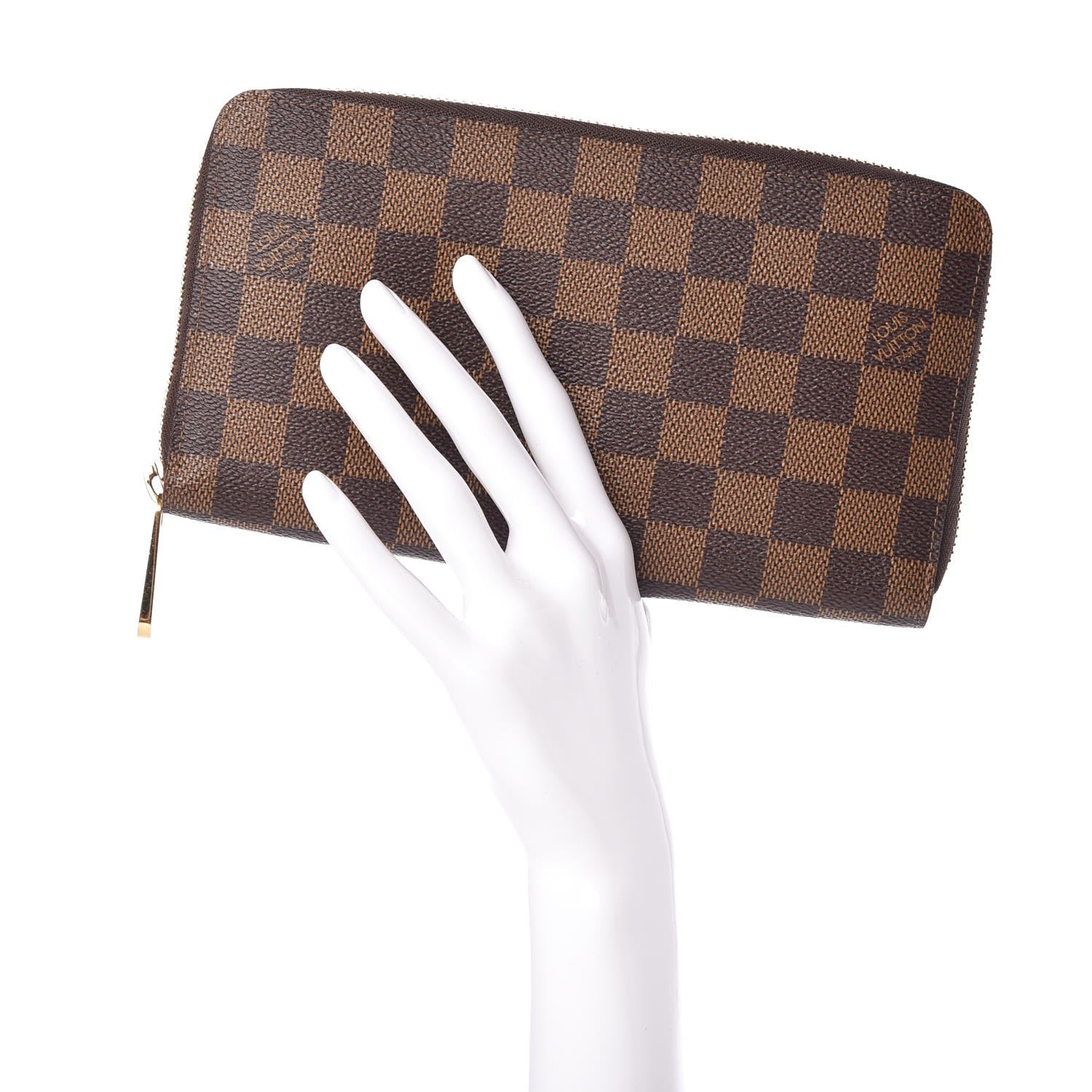 Louis Vuitton Damier Ebene Zippy Organizer Wallet 2 of 7