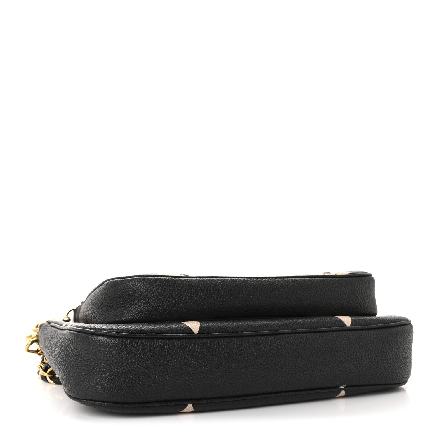 Louis Vuitton Empreinte Monogram Giant Multi Pochette Accessories Black Beige 4 of 9