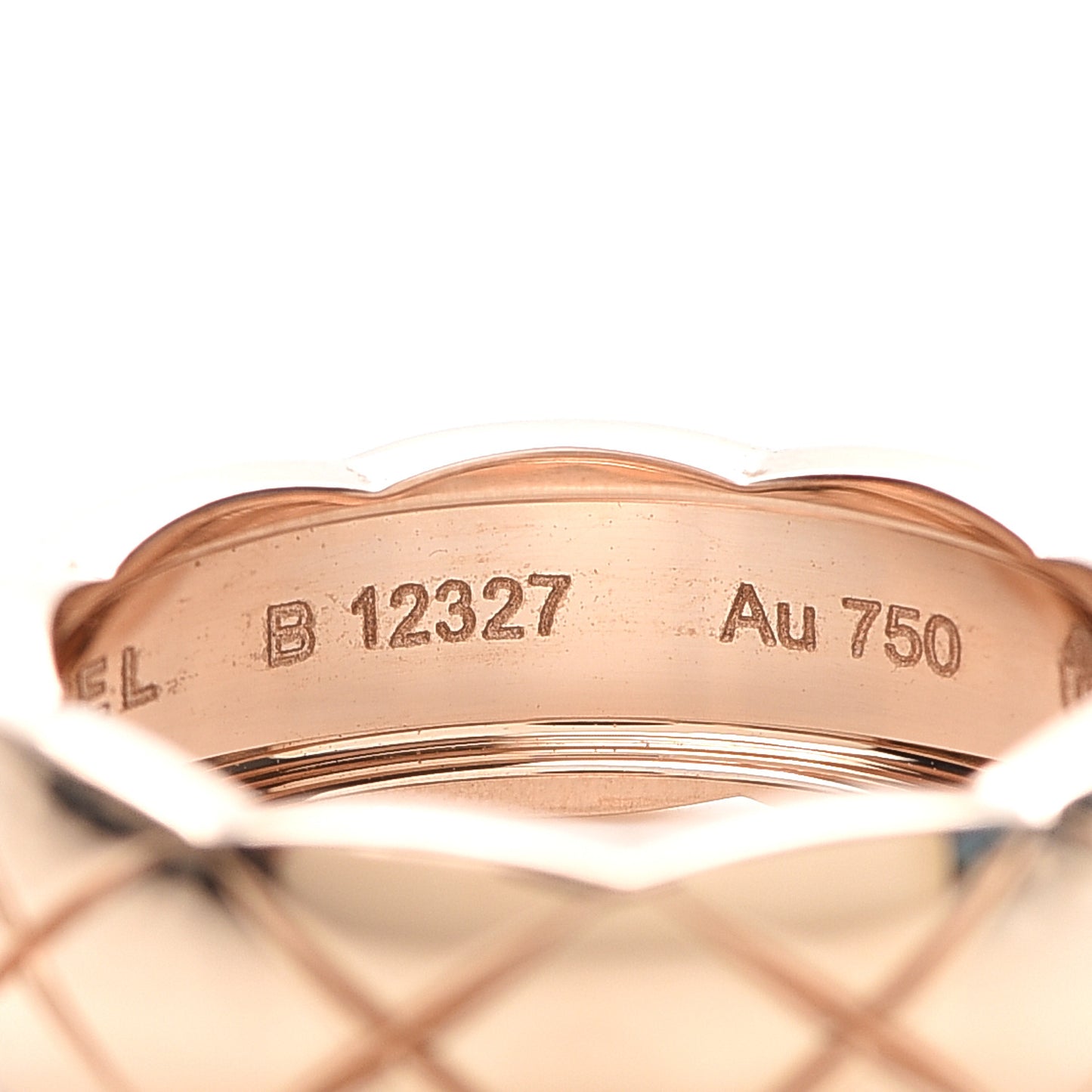 18K Beige Gold Small Coco Crush Ring 54 6.75