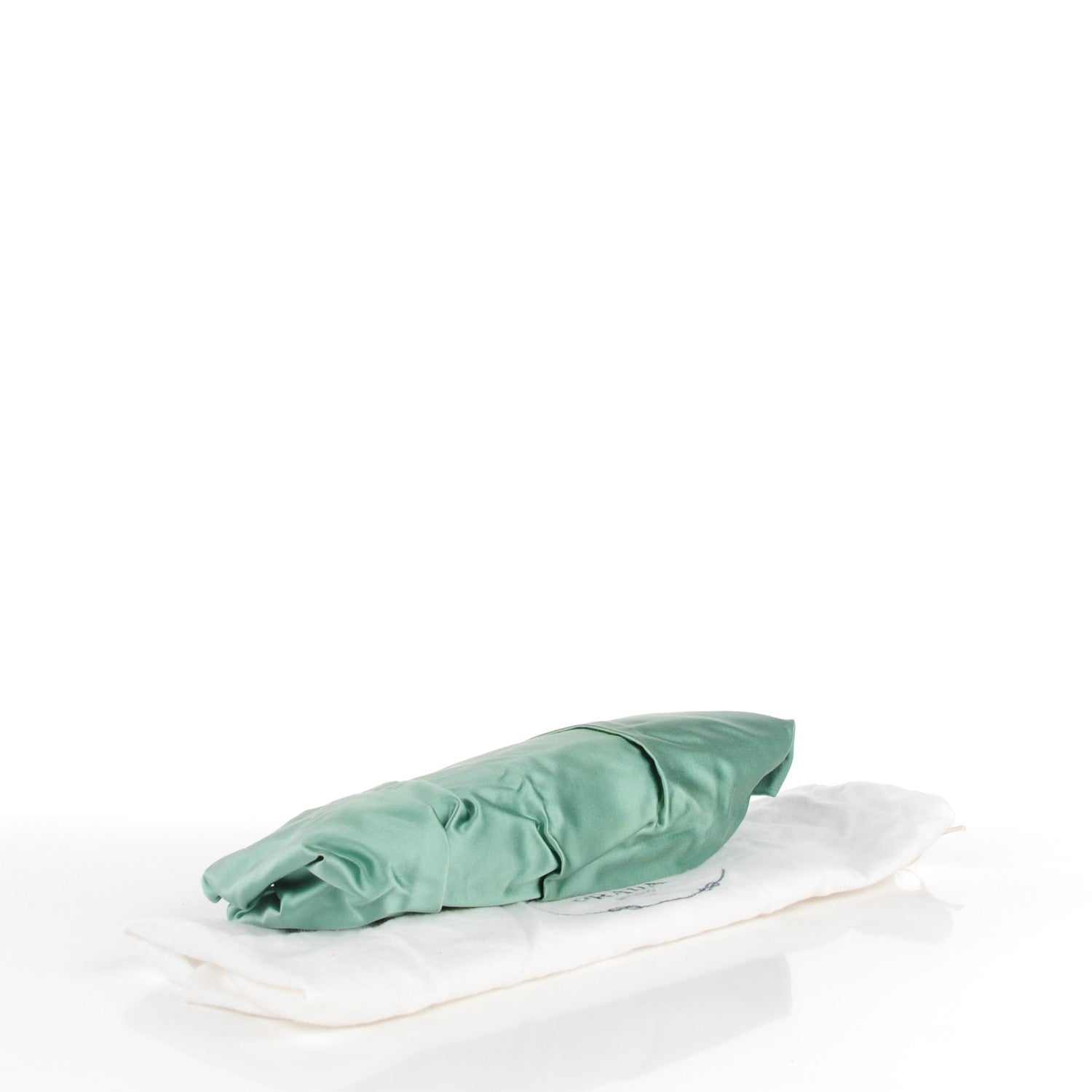 Prada Satin Pochette Menta 4 of 7