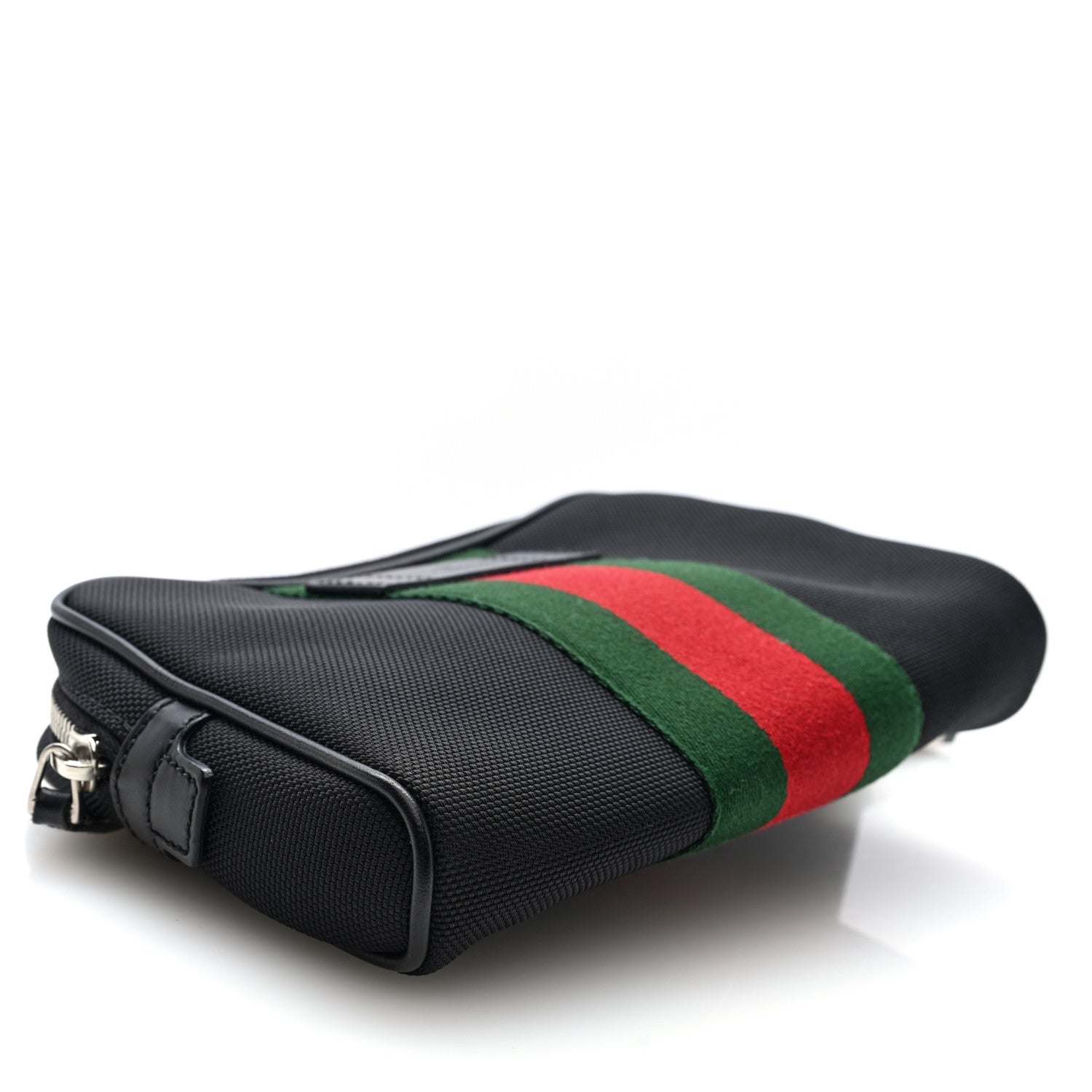 Gucci Canvas Web Slim Belt Bag Black 3 of 9