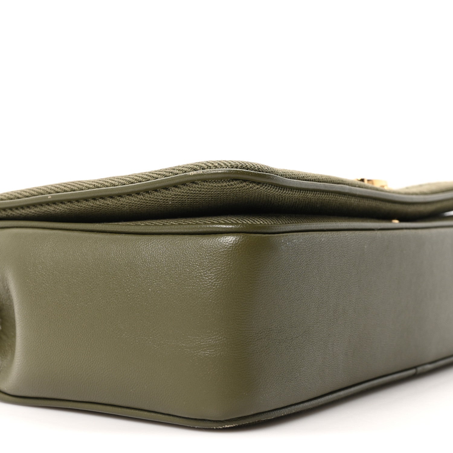 Burberry Canvas Horseferry Print Small Lola Bag Dark Fern Green 9 of 11