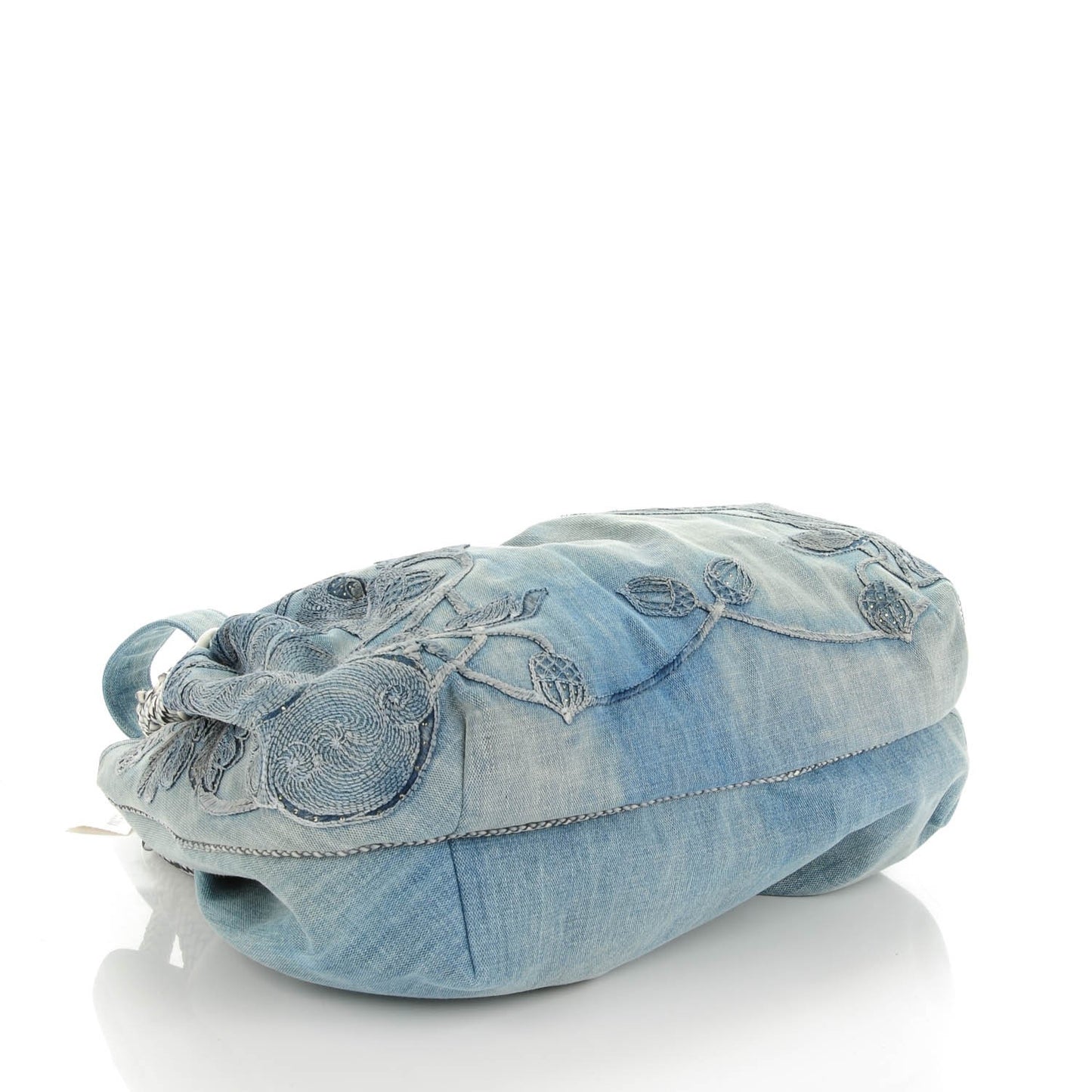 Denim Squirrel Embroidered Spy Blue