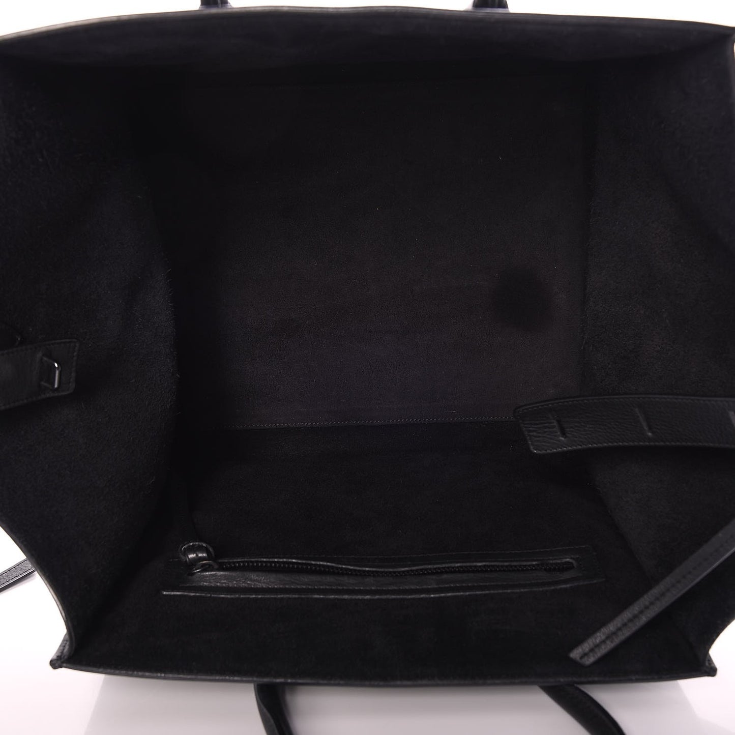 Supple Calfskin Medium Phantom Luggage Black