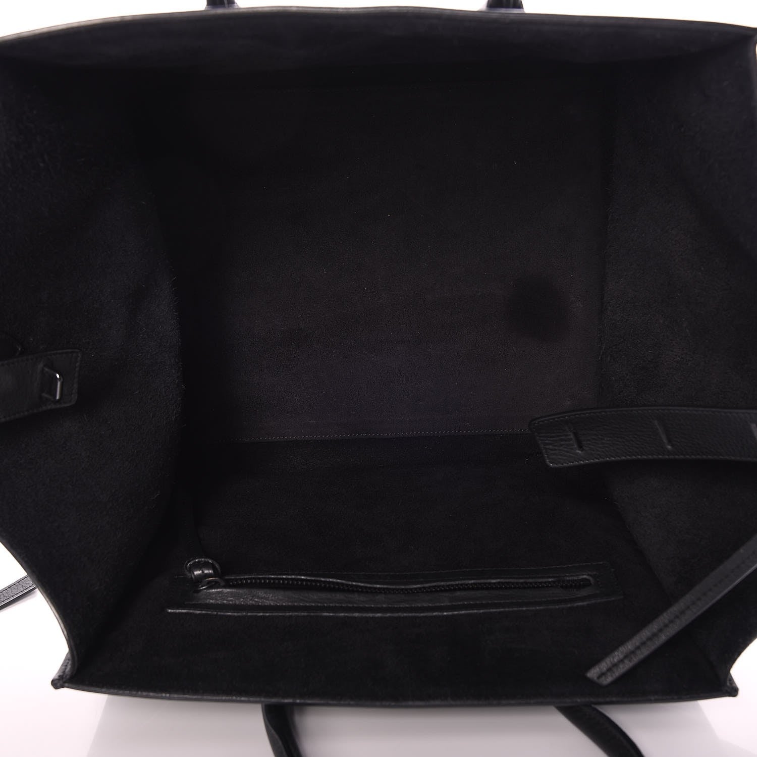 Celine Supple Calfskin Medium Phantom Luggage Black 5 of 9