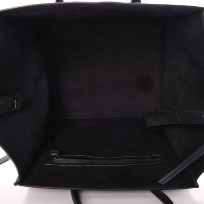 Celine Supple Calfskin Medium Phantom Luggage Black 5 of 9