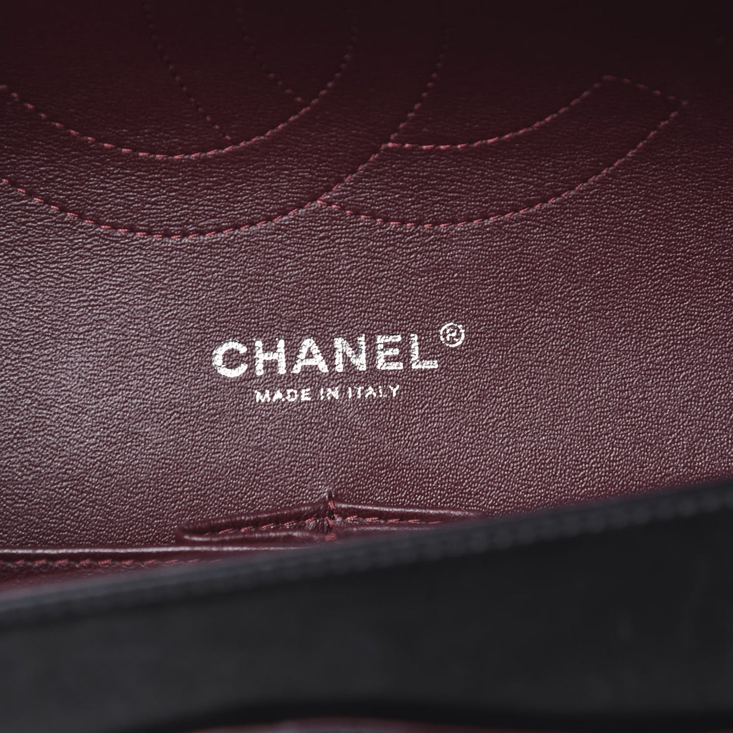 Lambskin Quilted Jumbo Double Flap Black