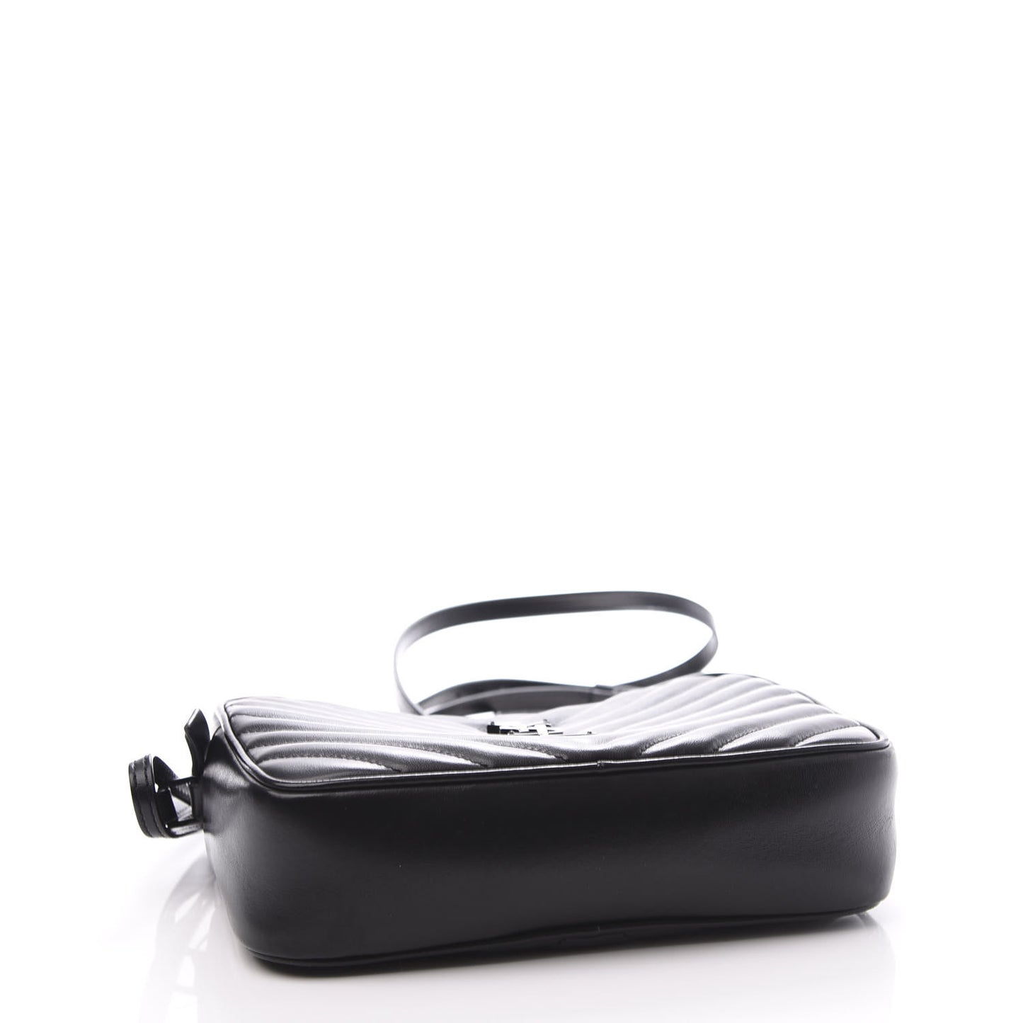 Calfskin Matelasse Monogram Lou Camera Bag Black