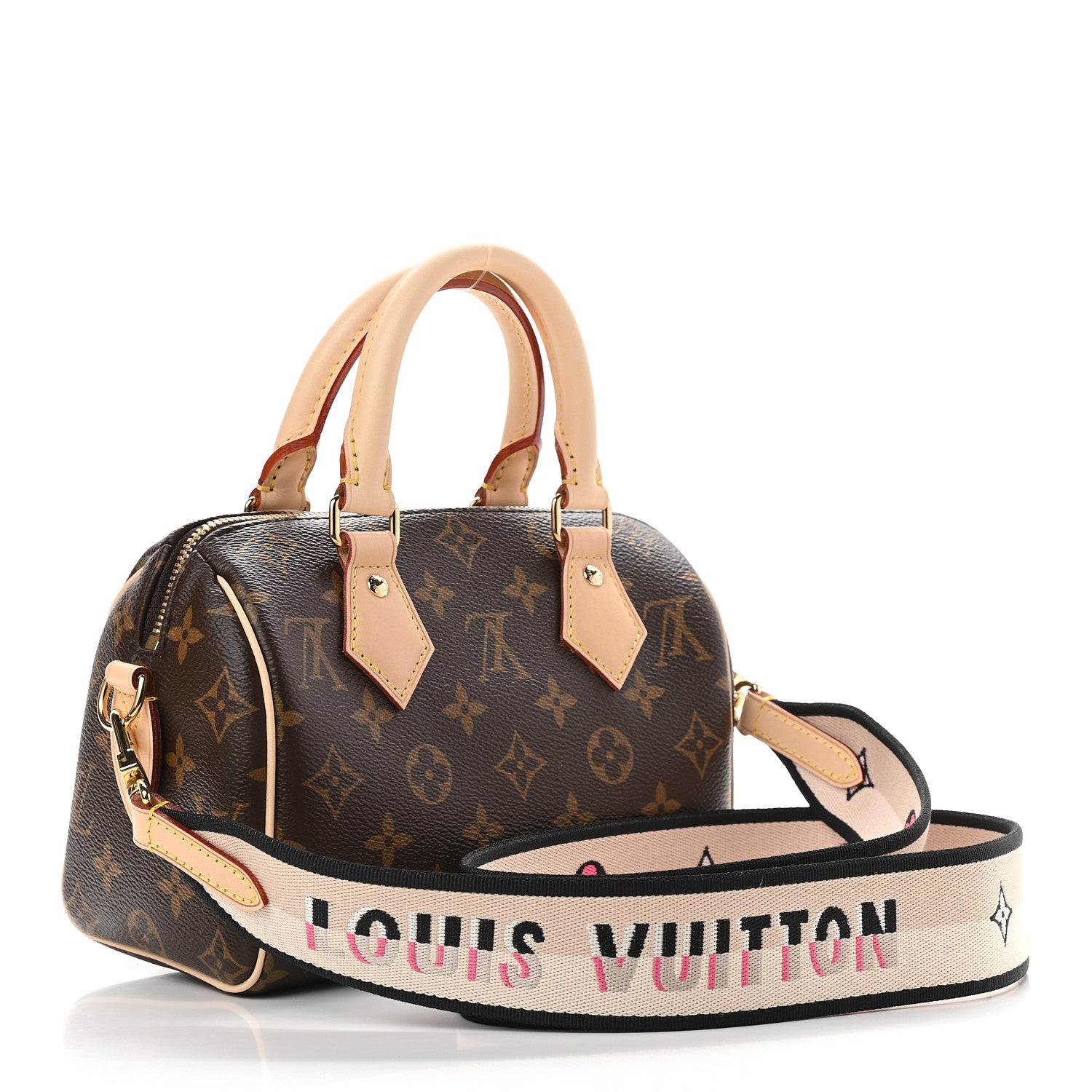 Louis Vuitton Monogram Speedy Bandouliere 20 Black 3 of 8