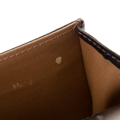 Chanel Metallic Lambskin Camellia Embossed Card Holder Brown 9 of 9