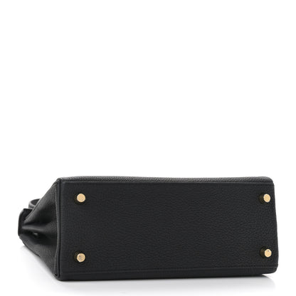 Hermes Togo Lizard Kelly Retourne Touch 25 Black 4 of 12