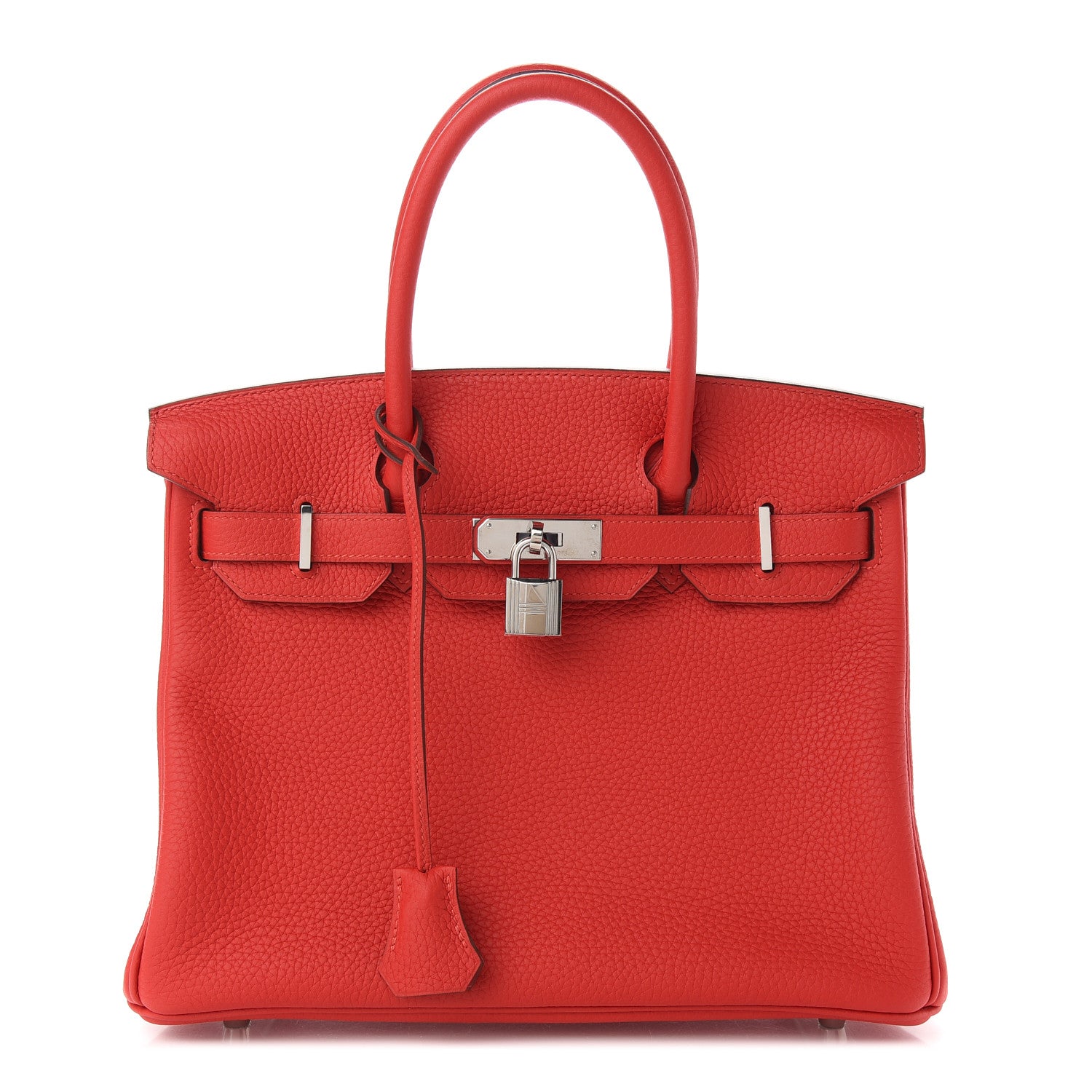 Hermes Togo Birkin 30 Rouge Casaque 1 of 9