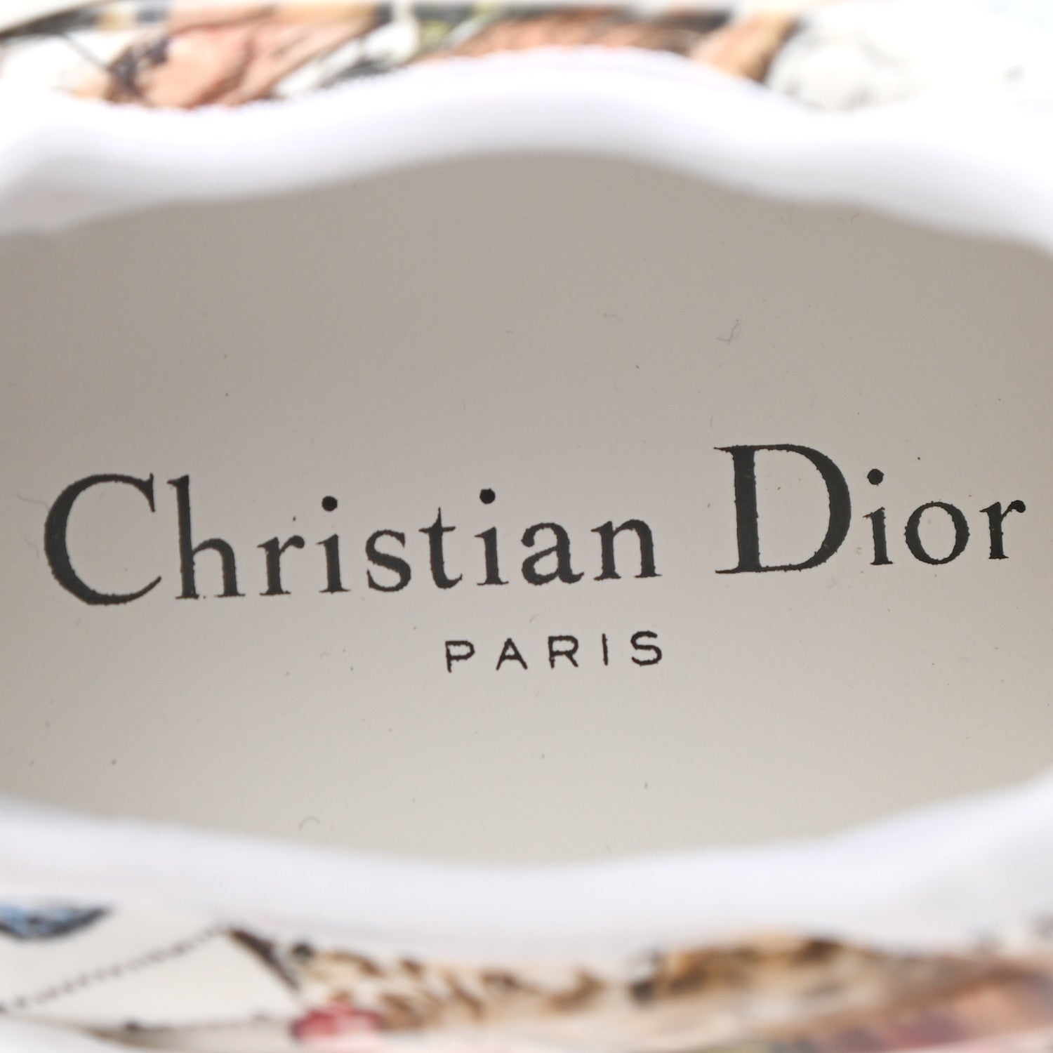 Christian Dior Neoprene Rubber Champetre Print Womens D-Connect Sneakers 40.5 White Multicolor 6 of 8
