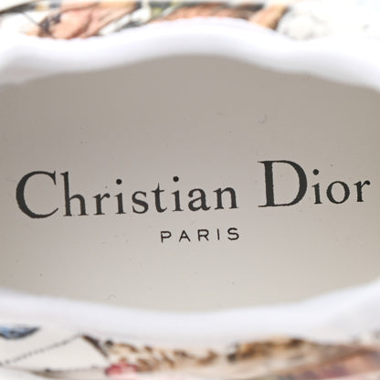 Christian Dior Neoprene Rubber Champetre Print Womens D-Connect Sneakers 40.5 White Multicolor 6 of 8