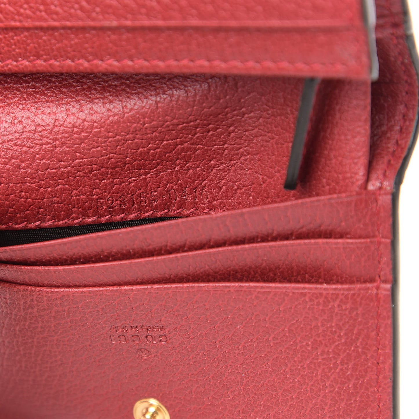 GG Supreme Monogram Flora Web Ophidia Card Case Red