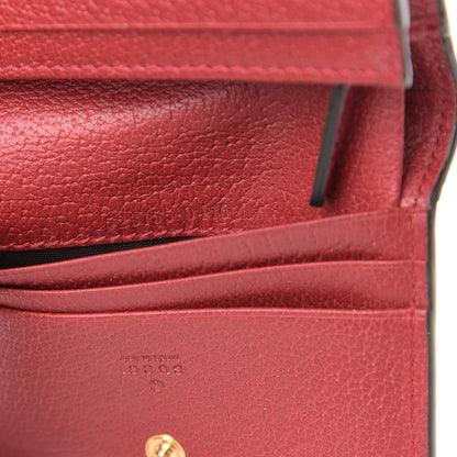 Gucci GG Supreme Monogram Flora Web Ophidia Card Case Red 7 of 7