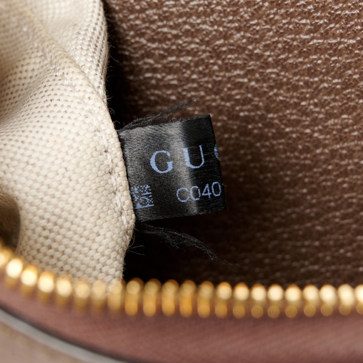 Gucci GG Supreme Monogram Textured Dollar Calfskin Web Small Ophidia GG Handbag Beige Ebony New Acero 8 of 12