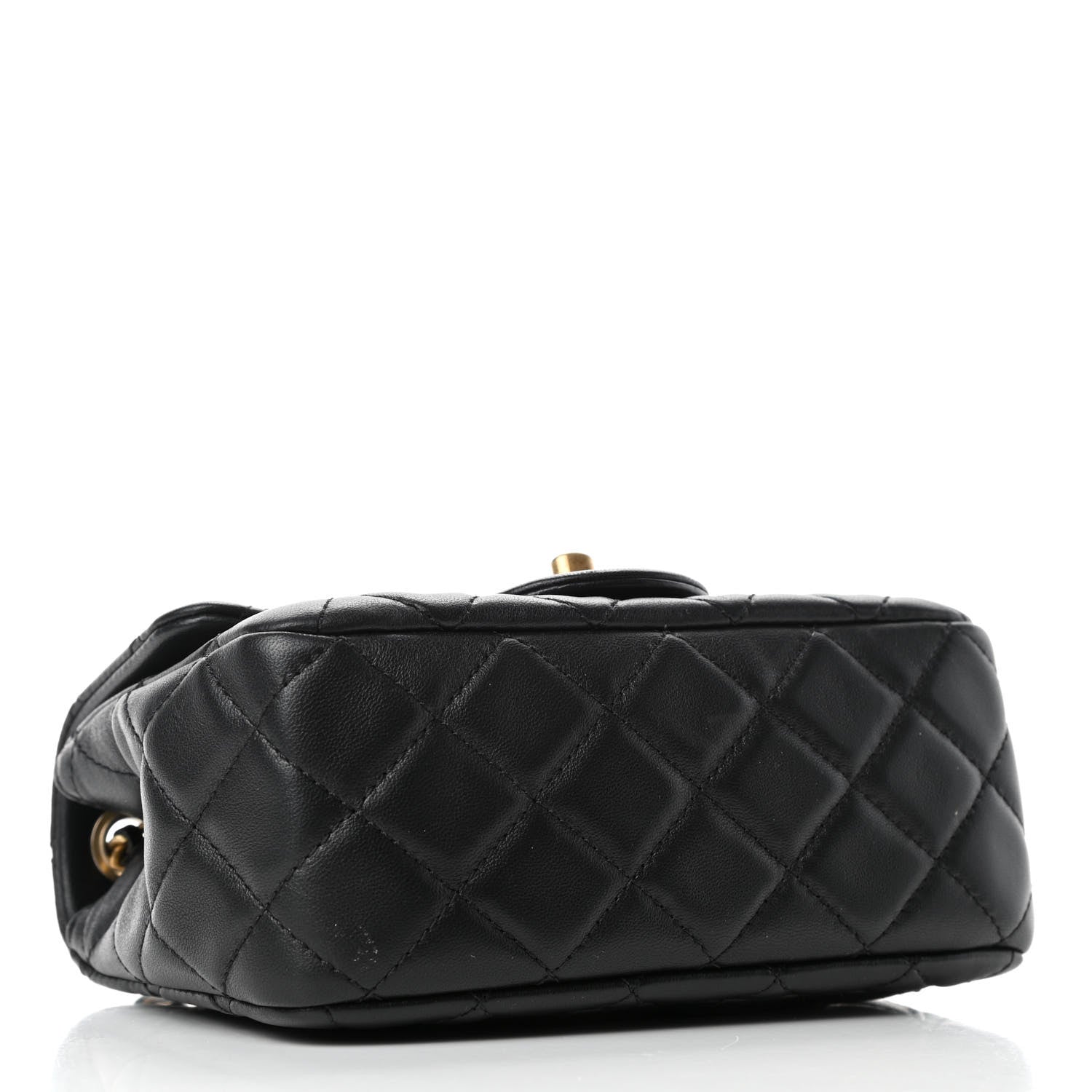 Chanel Lambskin Quilted Mini Pearl Crush Flap Black 3 of 4
