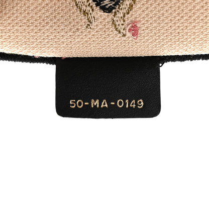 Christian Dior Canvas Embroidered Geometric Book Tote Multicolor 7 of 12