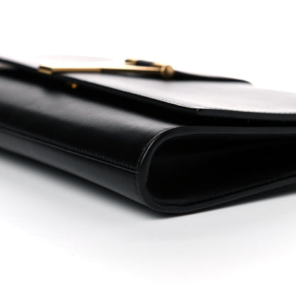 Saint Laurent Textured Calfskin Y Ligne Clutch Black 15 of 15