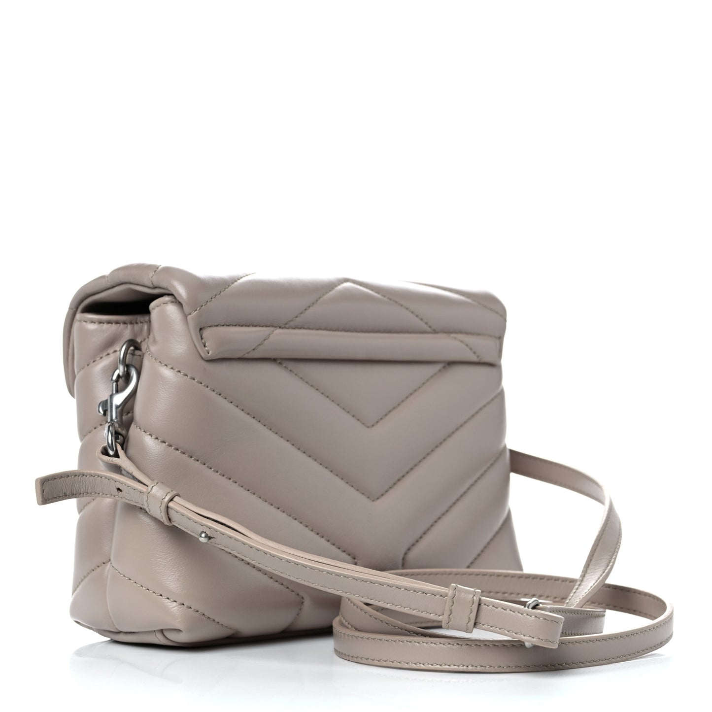 Calfskin Y Quilted Monogram Toy Loulou Crossbody Bag Light Natural