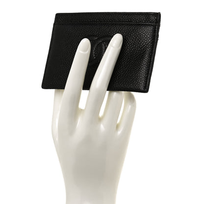 Chanel Caviar Timeless CC Card Holder Black 2 of 8