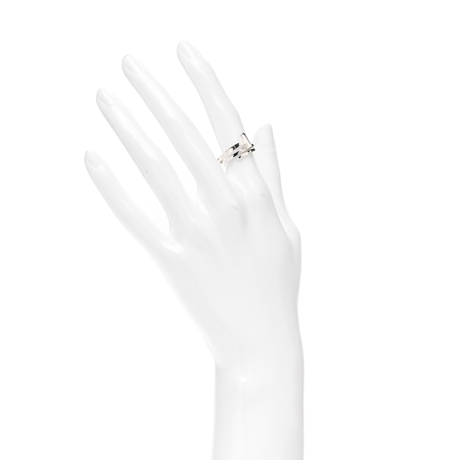 Tiffany Sterling Silver T Square Wrap Ring 49 4.75 2 of 4