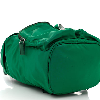 Prada Nylon Vela Saffiano Double Buckle Backpack Oleandro 9 of 11