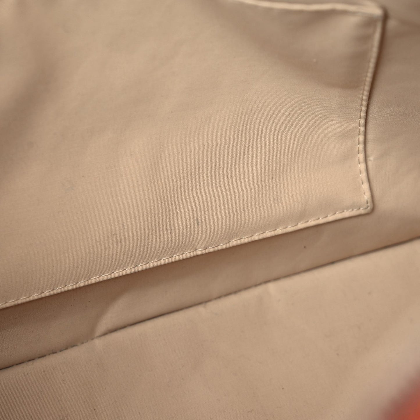 Cotton Canvas Bolide Travel Cosmetic Pouch Orange