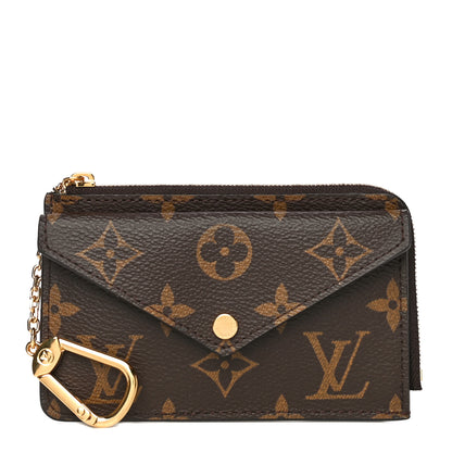 Louis Vuitton Monogram Recto Verso Card Holder Black 1 of 10