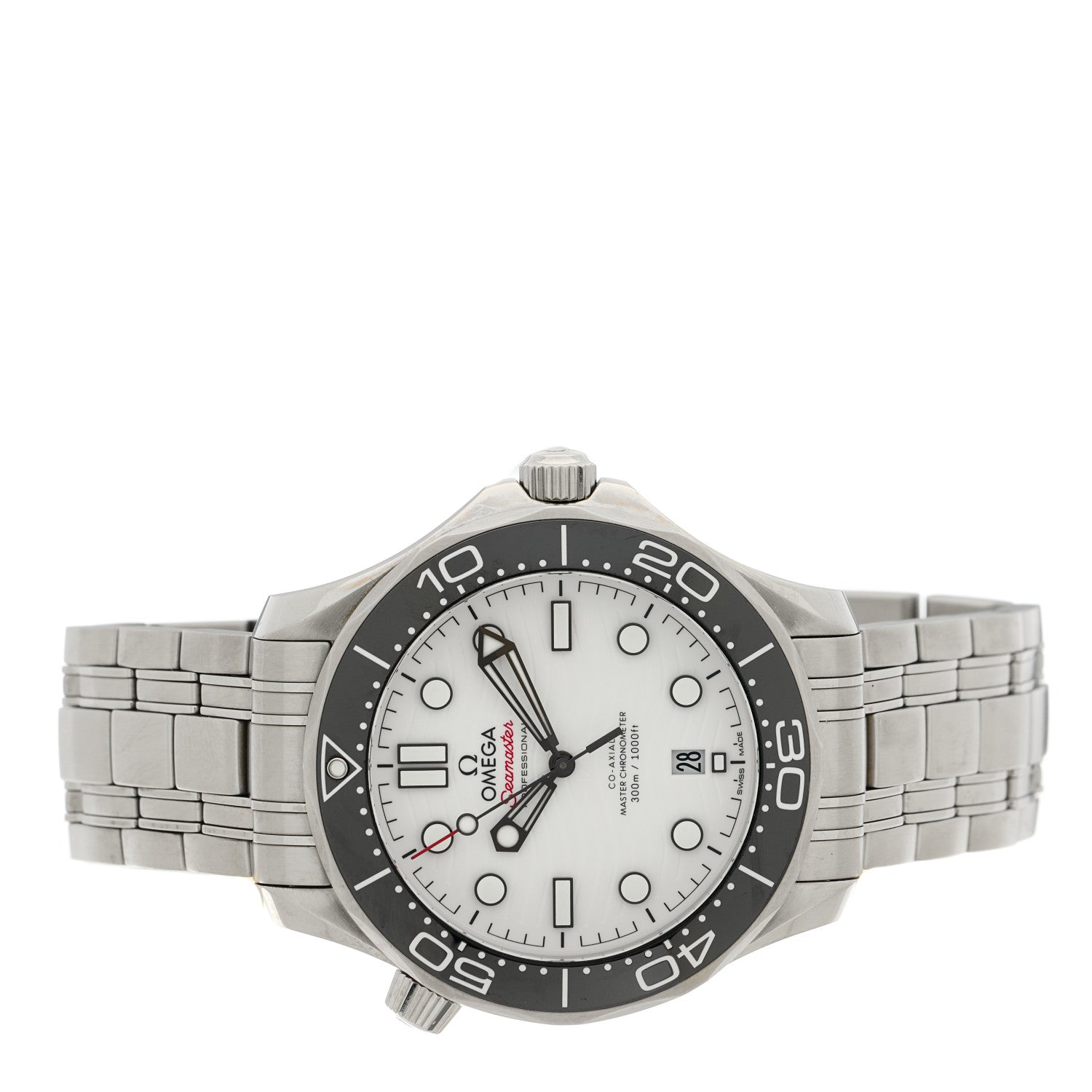 Omega Stainless Steel 42mm Seamaster 300m Automatic Watch White 210.30.42.20.04.001 2 of 5