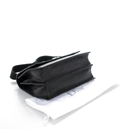 Christian Dior Grained Calfskin Diorama Satchel Black 4 of 7