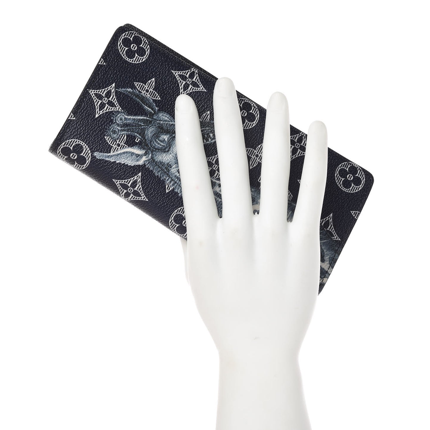 Savane Monogram Chapman Giraffe Brazza Wallet Encre