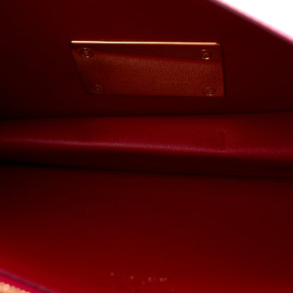 Salvatore Ferragamo Smooth Calfskin Aileen Gancio Lock Shoulder Bag Pink 5 of 13