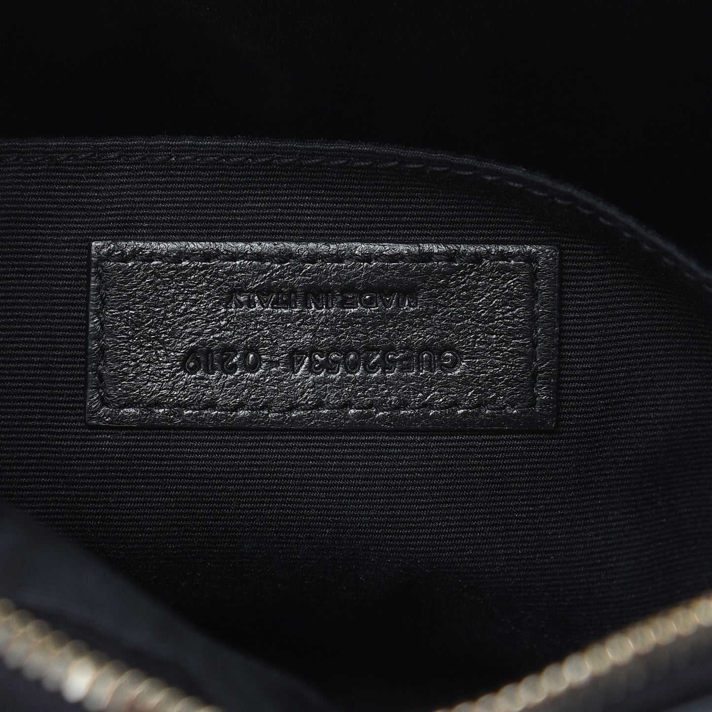 Calfskin Matelasse Monogram Lou Camera Bag Black