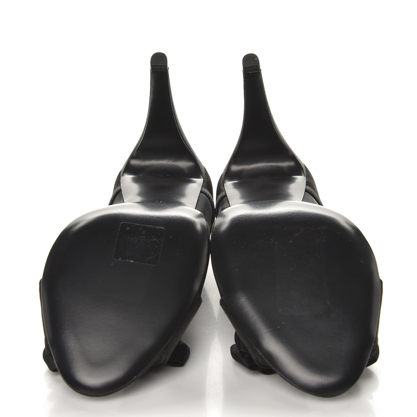 Mesh Satin Bow CC Pumps 41 Black
