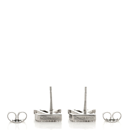 Louis Vuitton Crystal LV Iconic Earrings Silver 3 of 4