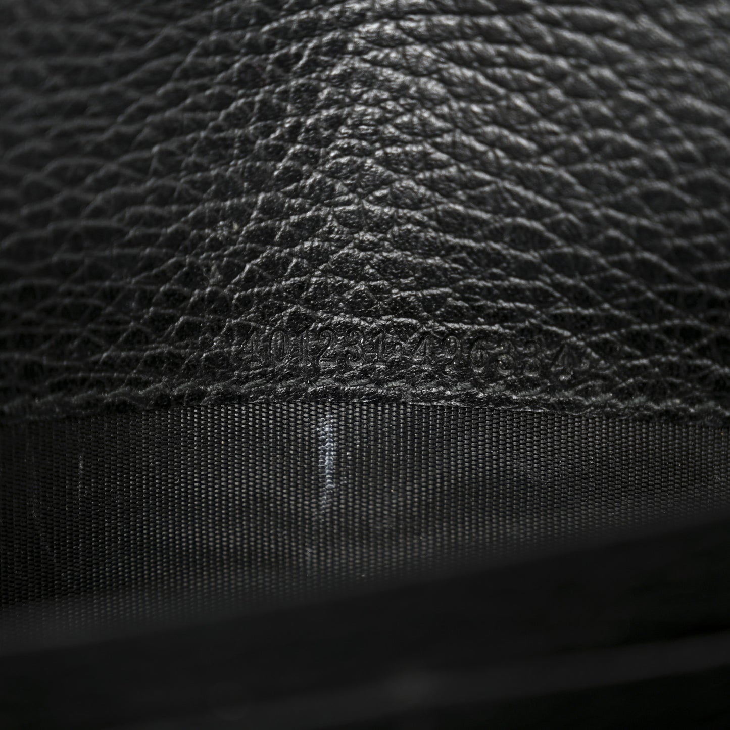 Calfskin Mini Dionysus Chain Wallet Black