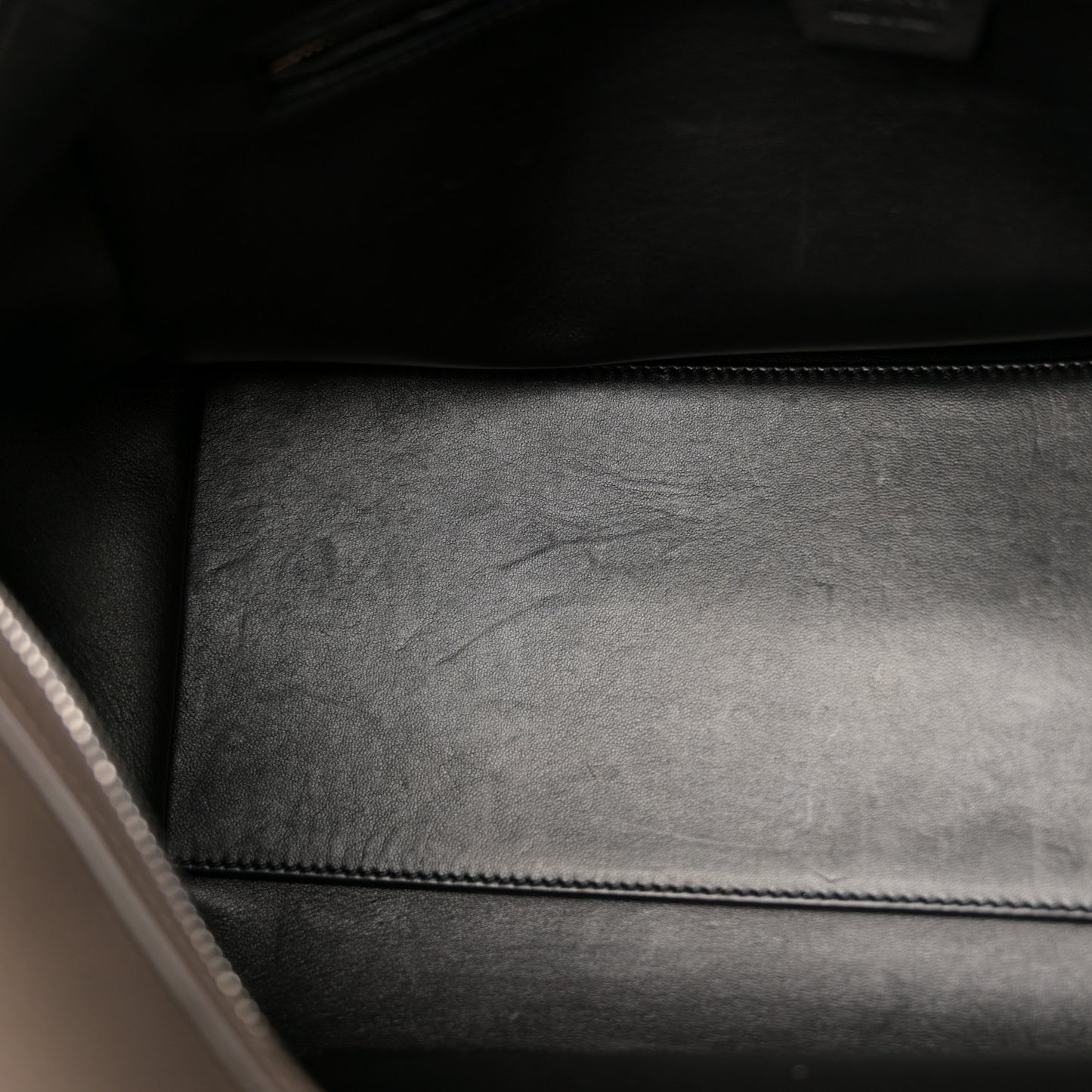 Grained Calfskin EW Bowling Bag Elephant