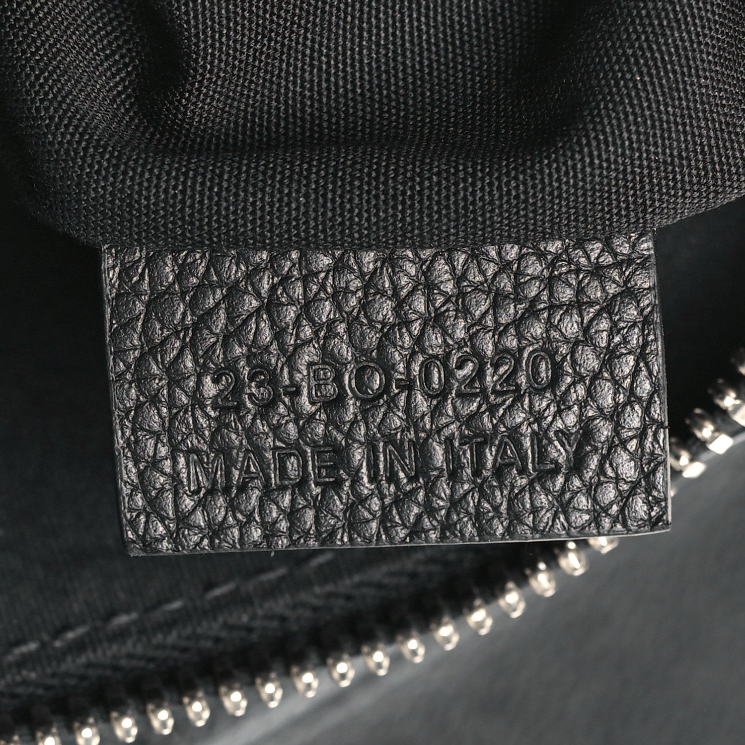 Christian Dior X SHAWN STUSSY Grained Calfskin Bee Saddle Bag Black 7 of 10