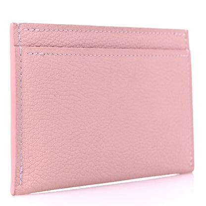 Louis Vuitton Calfskin Lockme Card Holder Rose Ballerine 3 of 8